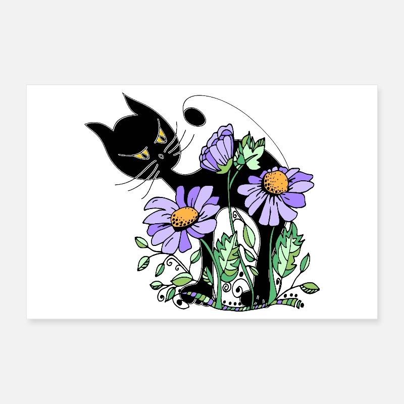 chat Poster 30 x 20 cm