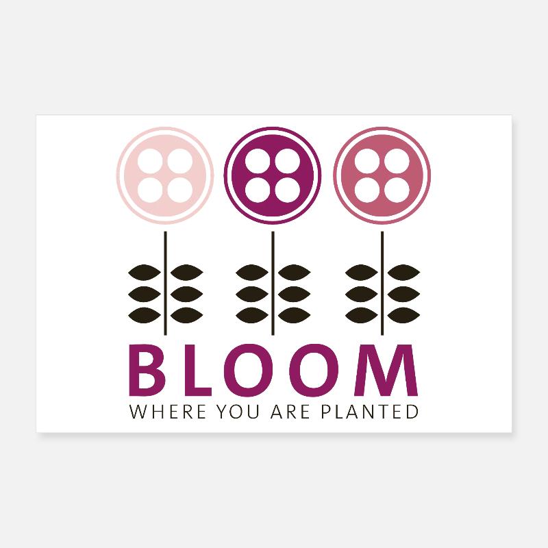 Bloom Poster 12" x 8" (30x20 cm)