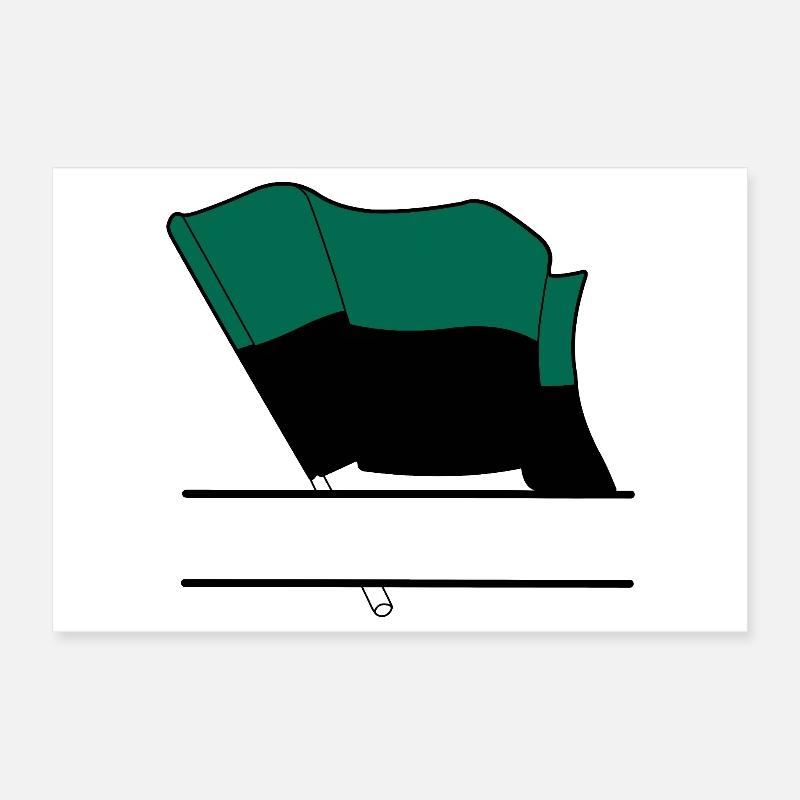 Drapeau Texel – Conception d’île sur mesure Poster 30 x 20 cm