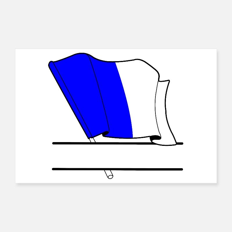 Drapeau Personnalisé de Spa Poster 30 x 20 cm