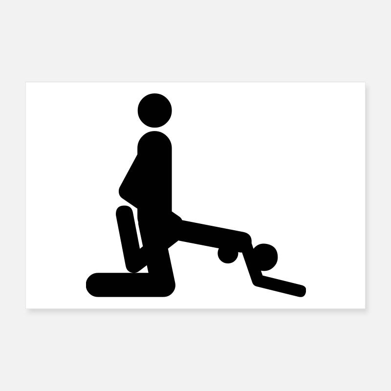 Position de baiser Poster 30 x 20 cm