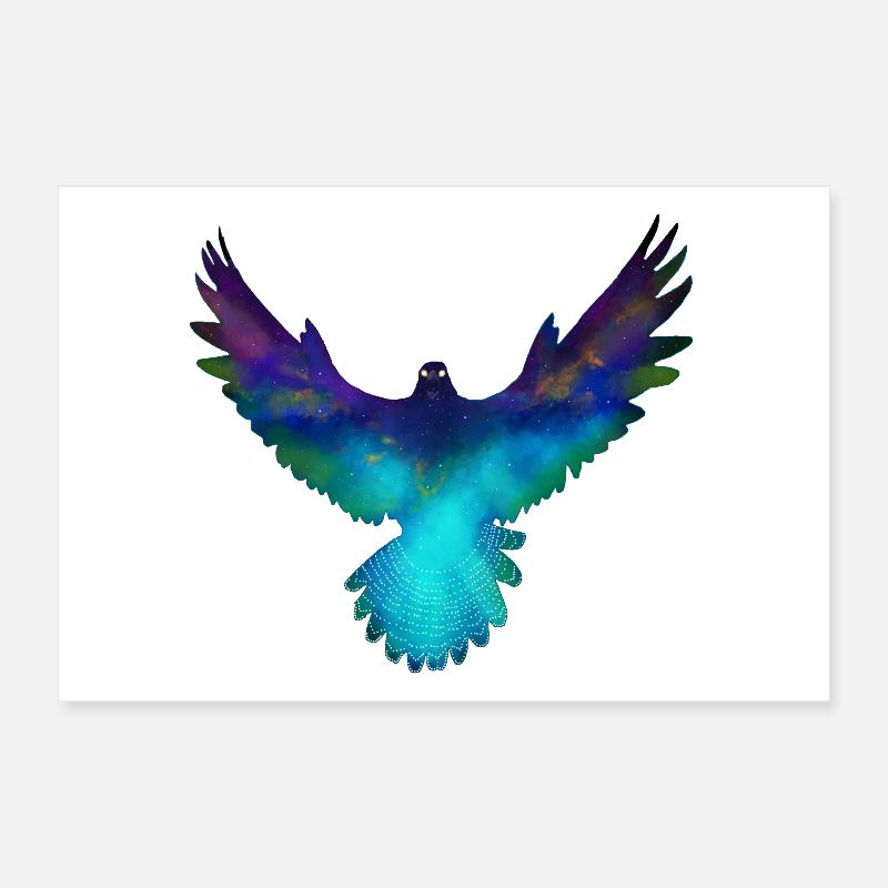 Adlerfalke Poster 30x20 cm