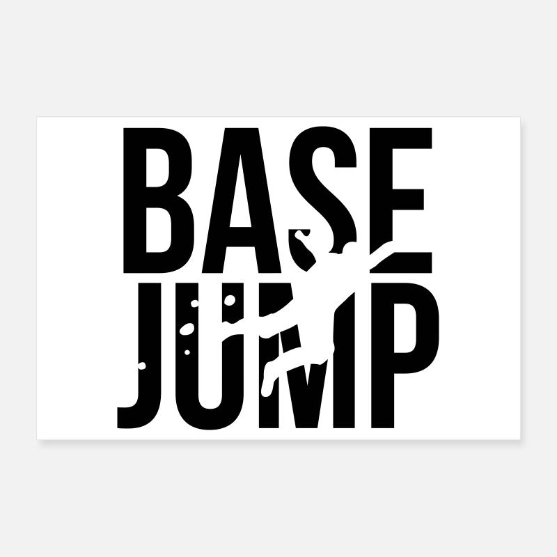 BASE jump Poster 30 x 20 cm