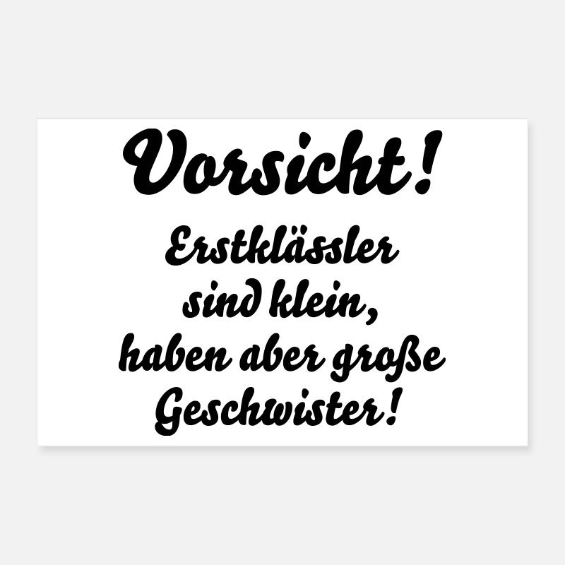 schulkind schule lustig Poster 30x20 cm