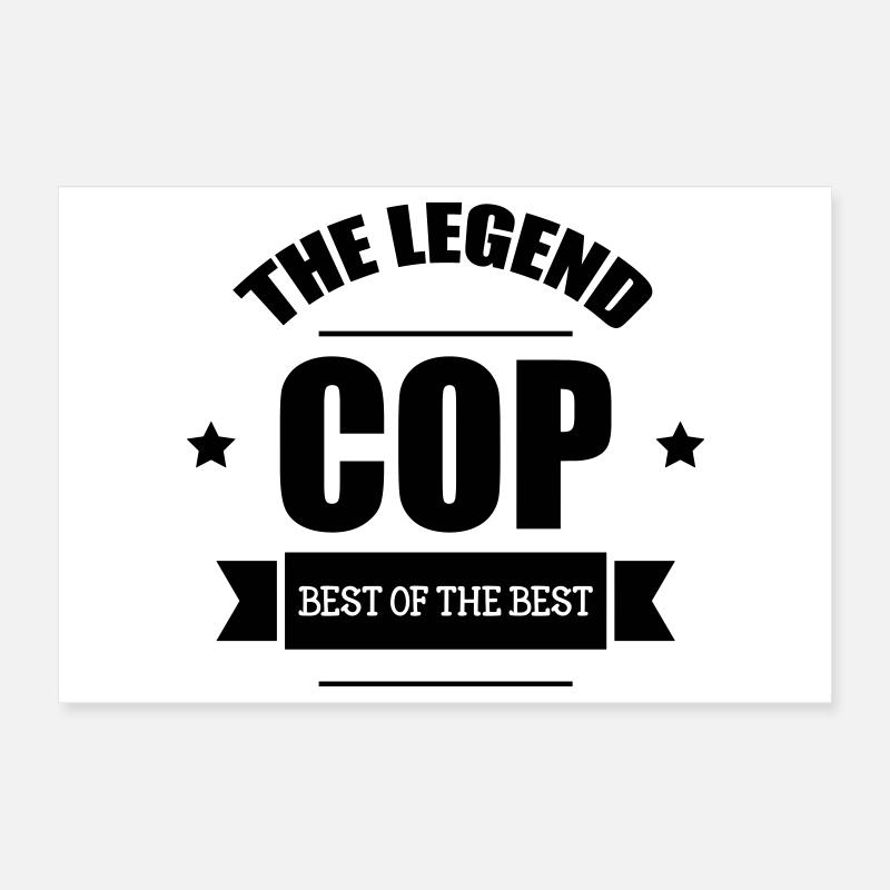 Police Poster 12" x 8" (30x20 cm)