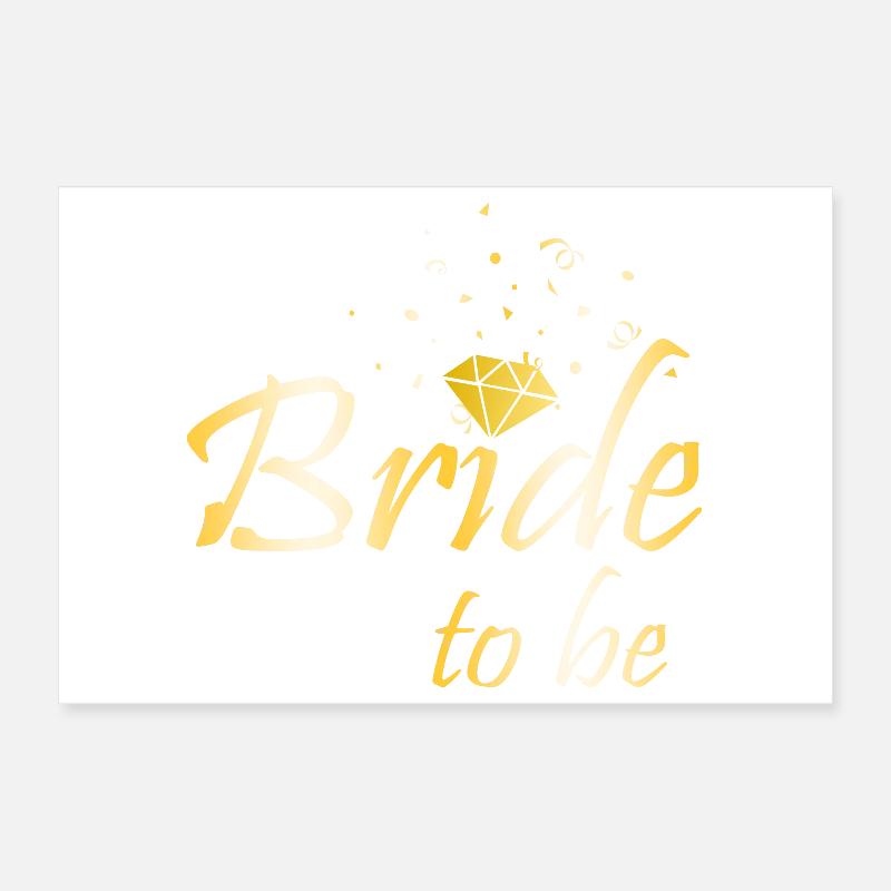 Mariée être Poster 30 x 20 cm