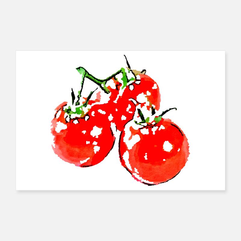 tomato Poster 12" x 8" (30x20 cm)