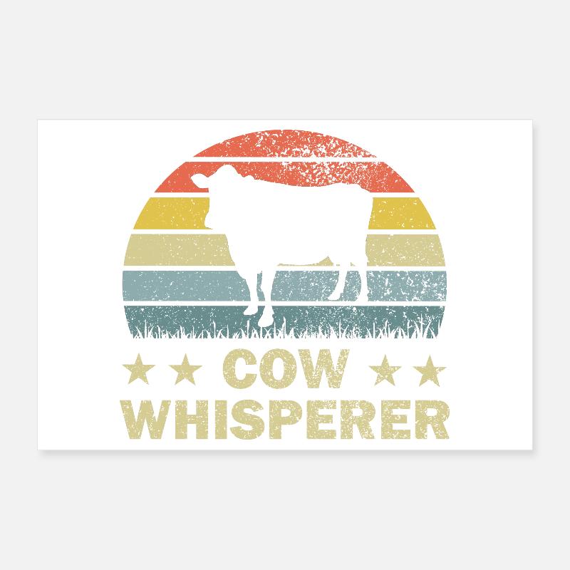 Vache Vaches Poster 30 x 20 cm