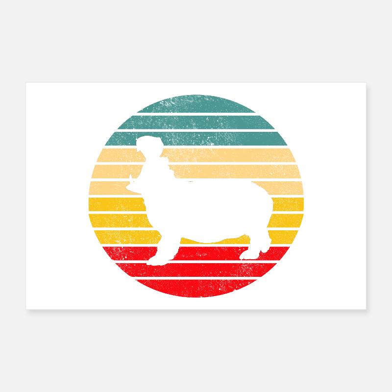 Nilpferd Flusspferd Hippo Poster 30x20 cm