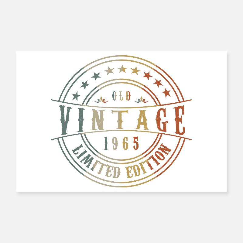 Old Vintage (1965) Poster 12" x 8" (30x20 cm)