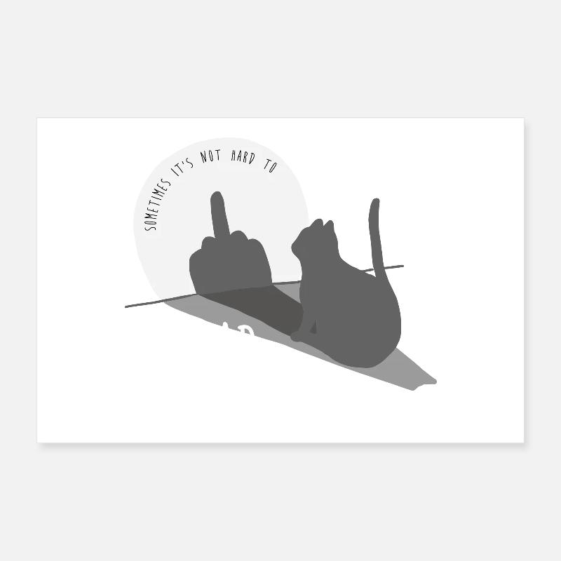 Il n’est pas difficile de lire les signes Poster 30 x 20 cm