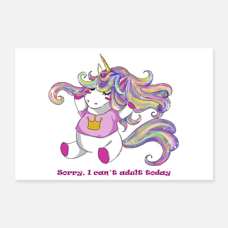 Unicorn Poster 12" x 8" (30x20 cm)
