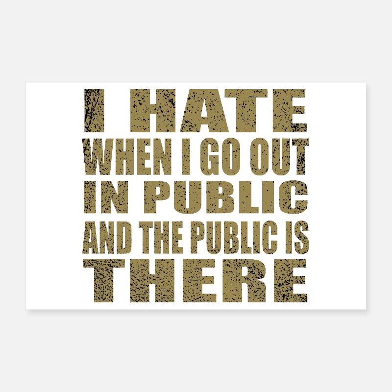 cool quote Poster 12" x 8" (30x20 cm)