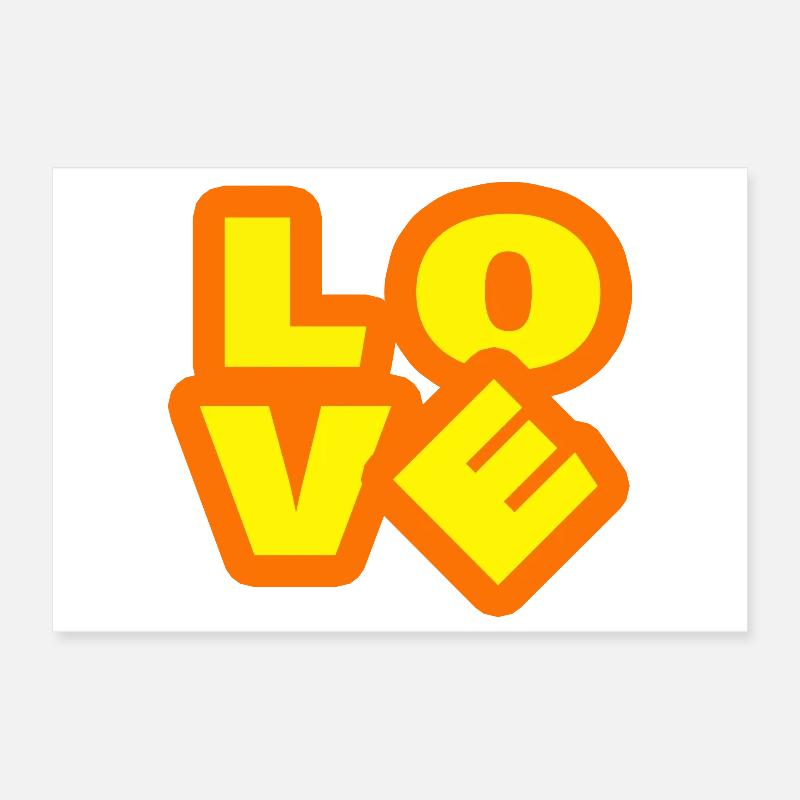AMOUR Poster 30 x 20 cm