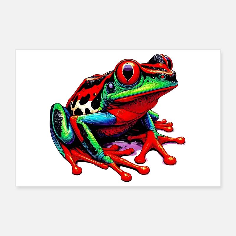 Grenouille Poster 30 x 20 cm