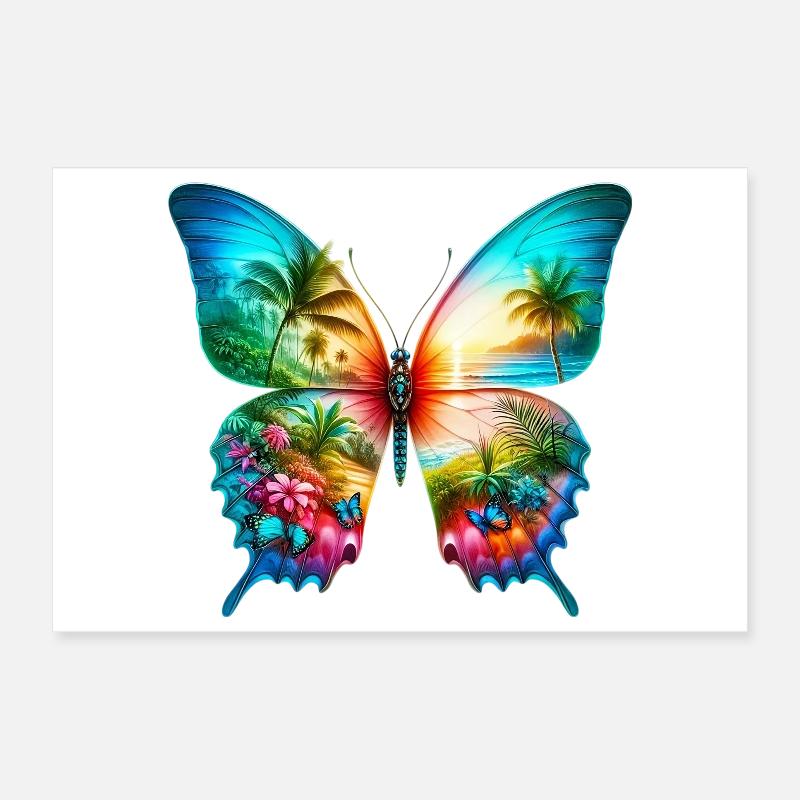 Papillon Poster 30 x 20 cm