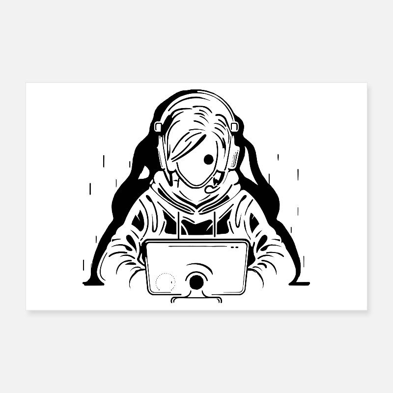 Gamer Poster 30x20 cm