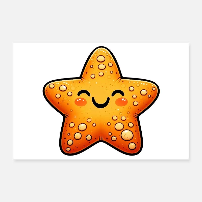 Seestern Poster 30x20 cm