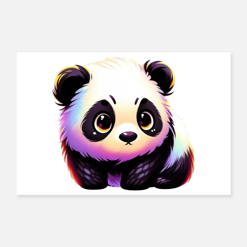 Panda Poster 30x20 cm