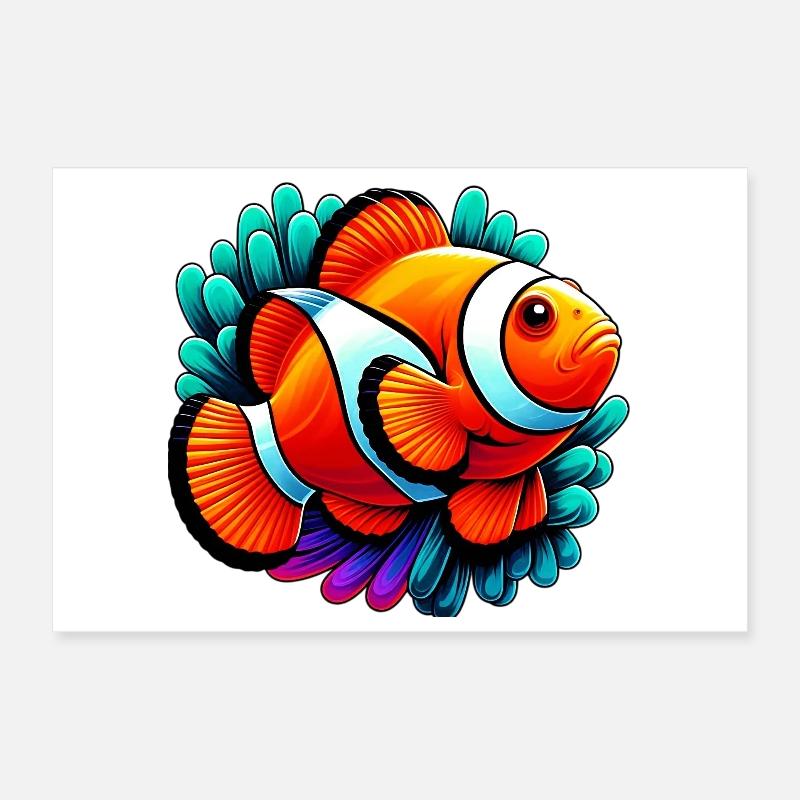 Clownfische Poster 30x20 cm