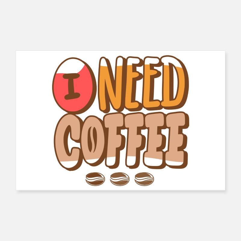 Kaffee, Kaffeeventilator, Kaffeebohne Poster 30x20 cm