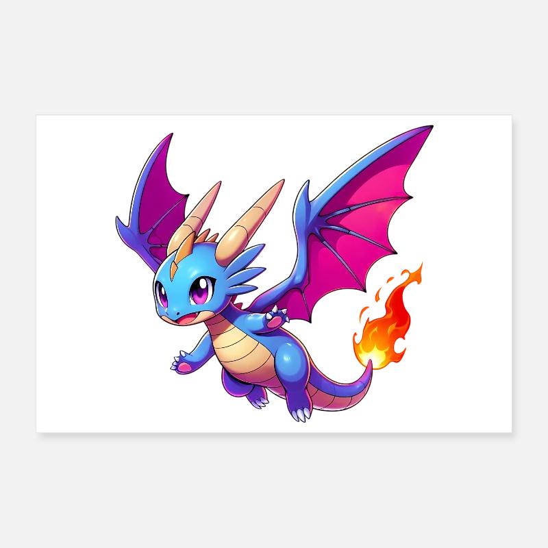 Drache Poster 30x20 cm