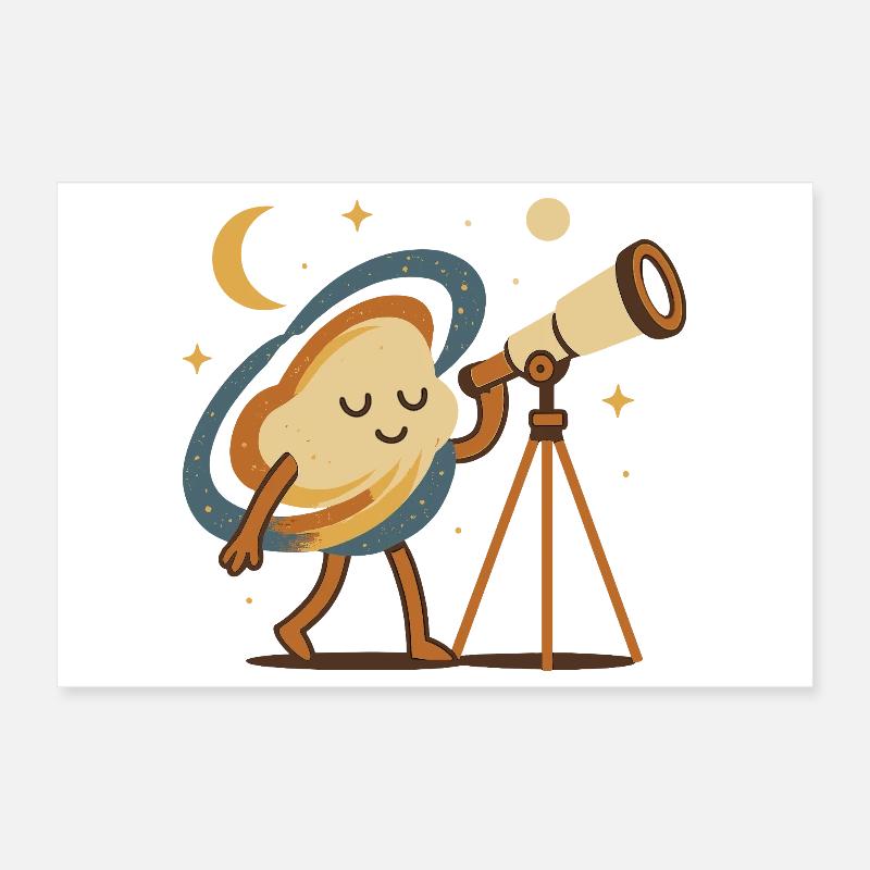 Galactic Explorer Poster 12" x 8" (30x20 cm)