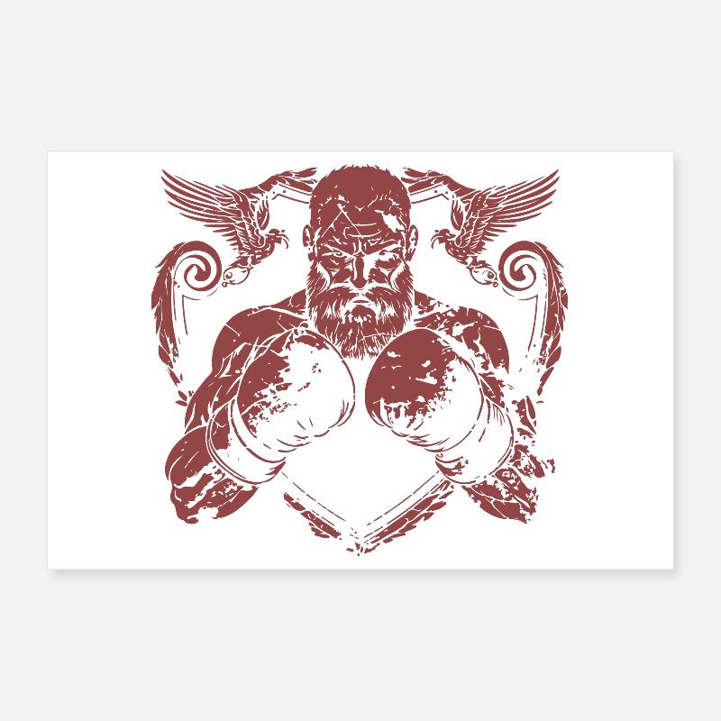 Boxe Viking Poster 30 x 20 cm