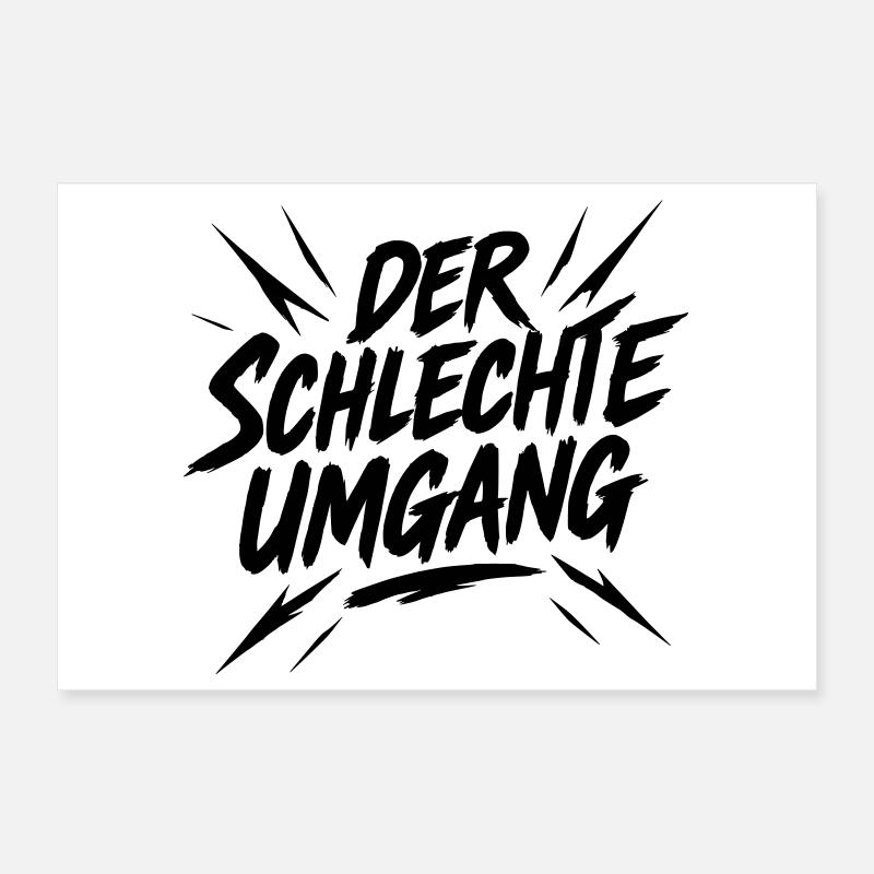 La mauvaise manipulation - Déclaration amusante Poster 30 x 20 cm