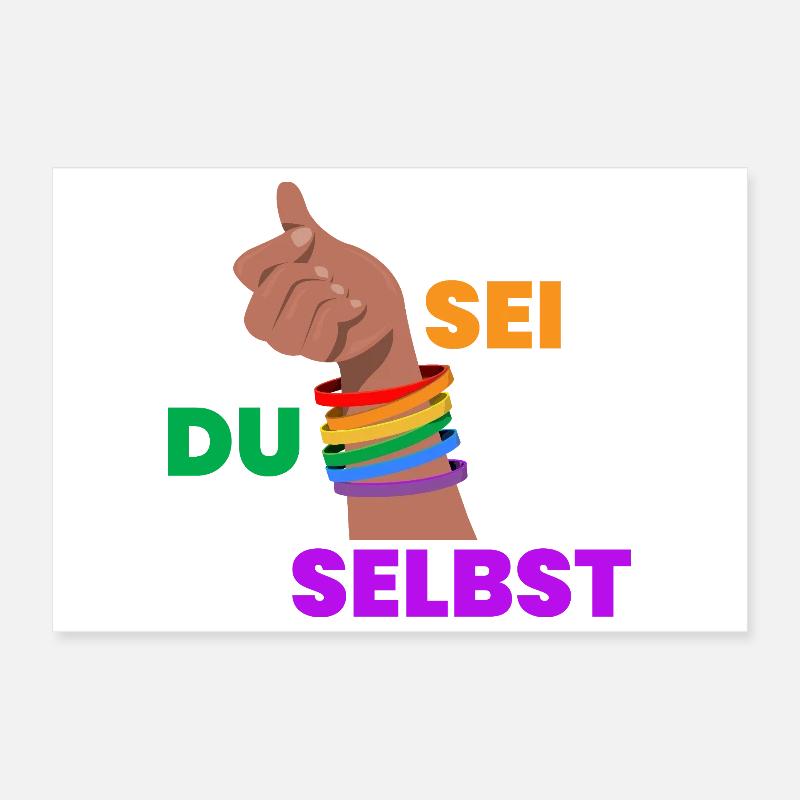 Pride Faust Selbstbestimmung Poster 30x20 cm