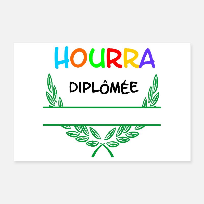 HOURRA Diplômée – Namespace Poster 30x20 cm