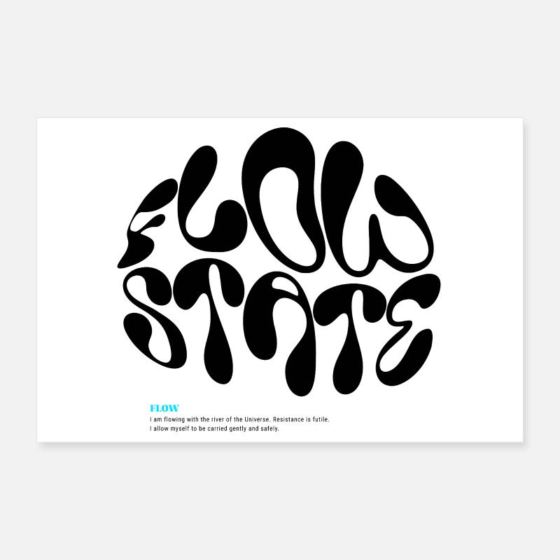 Flow State | Im Flow des Universums Poster 30x20 cm
