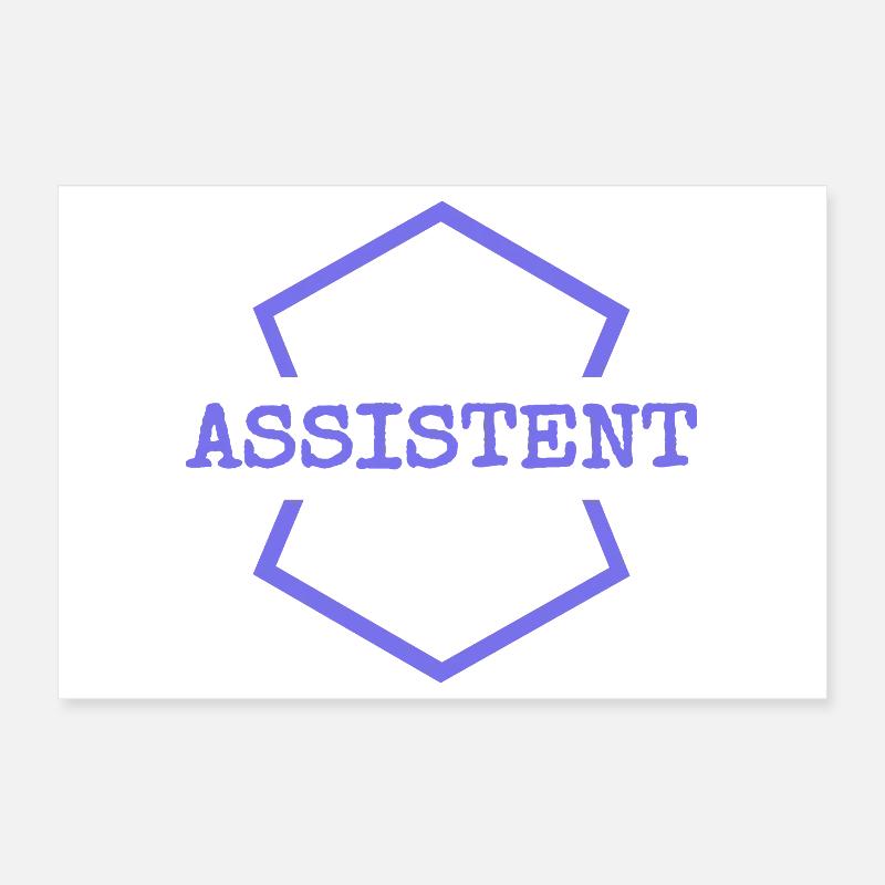 Arbeit Assistent Poster 30x20 cm