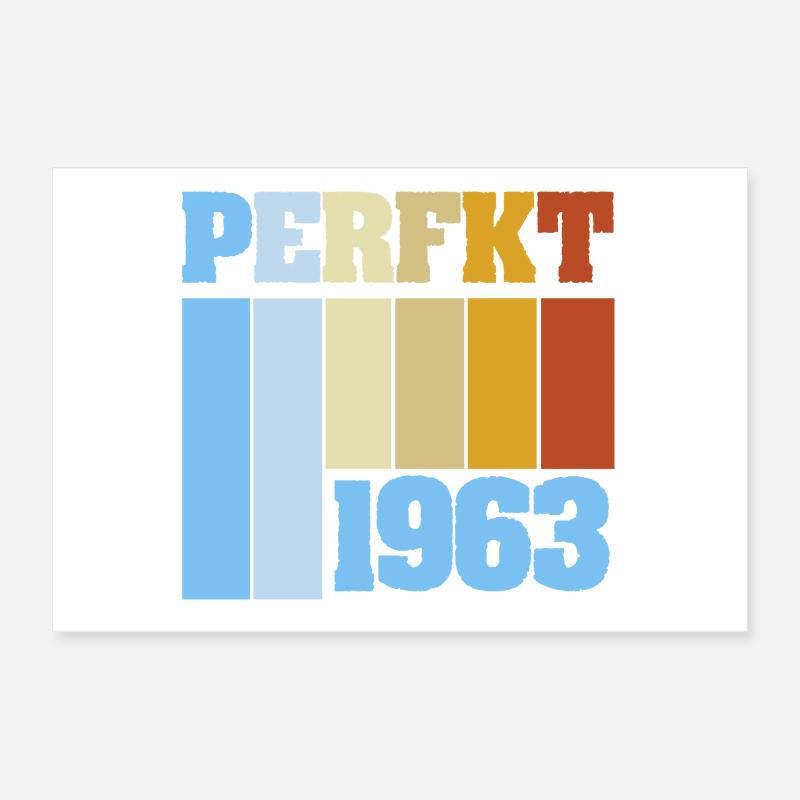 Einzigartig 1963 Poster 30x20 cm