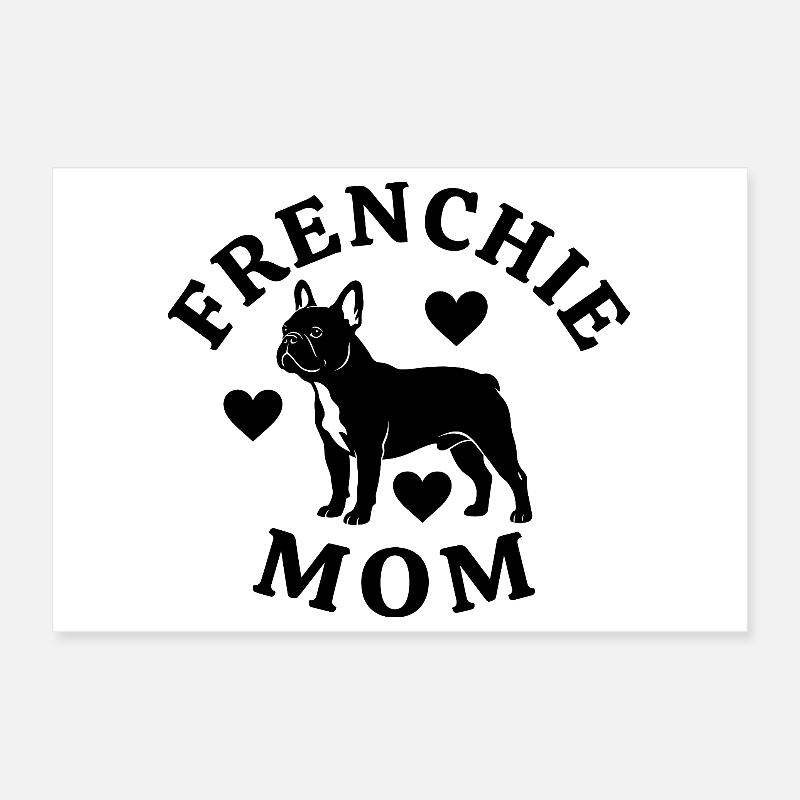 Frenchie_MomFrenchie Maman Poster 30 x 20 cm