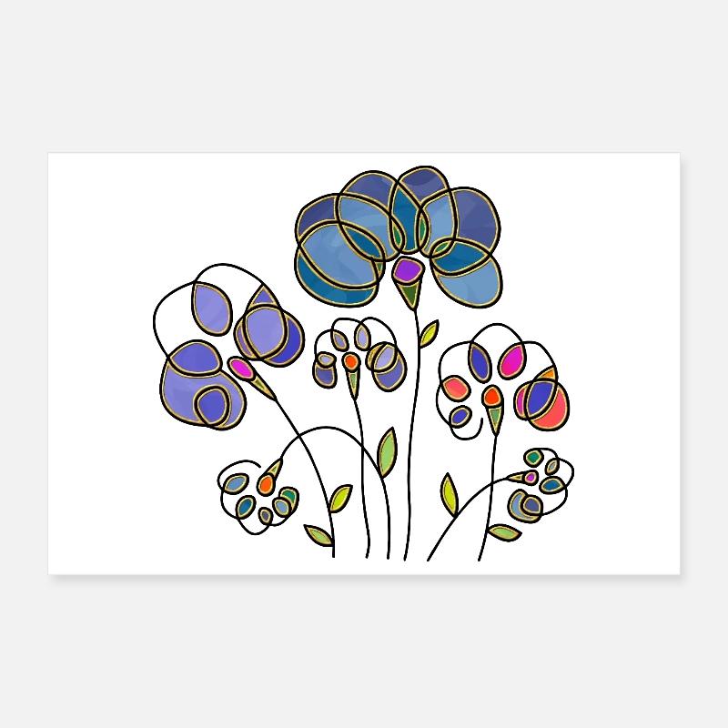 Fleur Poster 30 x 20 cm
