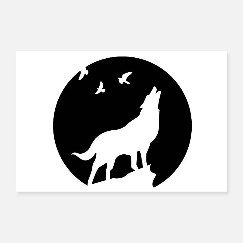 loup Poster 30 x 20 cm
