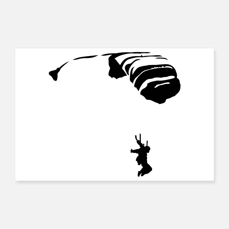 Parachute Poster 30 x 20 cm