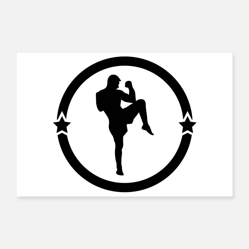 Kickboxing / Kickboxer / Kick Boxing / Kick Boxer Poster 12" x 8" (30x20 cm)