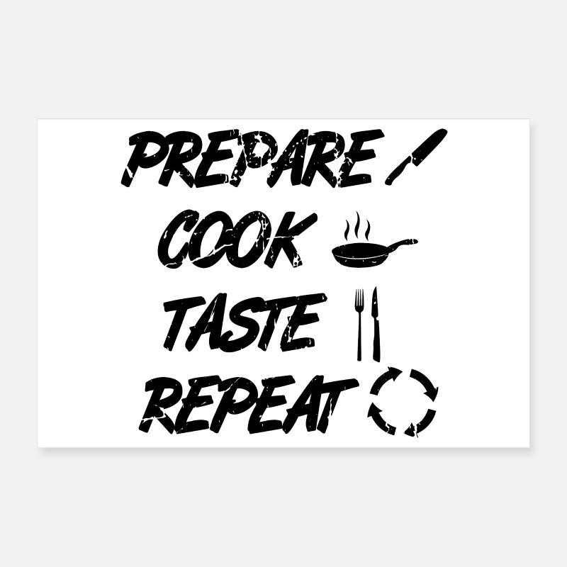 Recipe Poster 12" x 8" (30x20 cm)