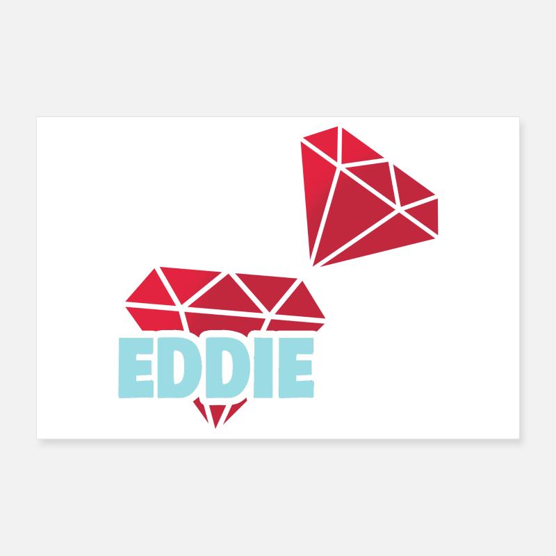 Eddie as Precious Poster 12" x 8" (30x20 cm)