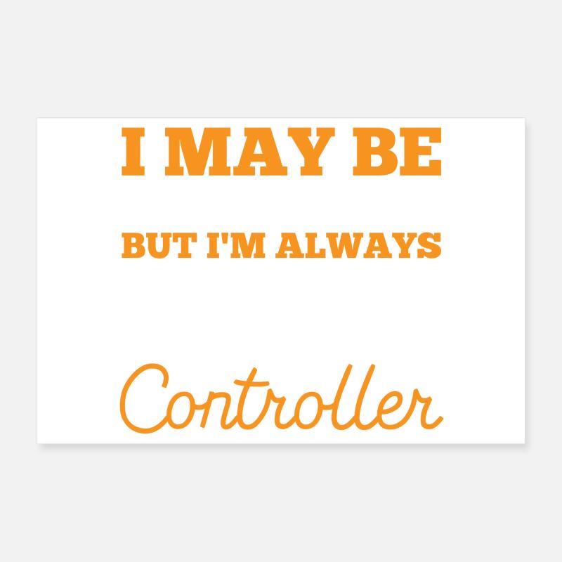 Funny aviation motif Poster 12" x 8" (30x20 cm)