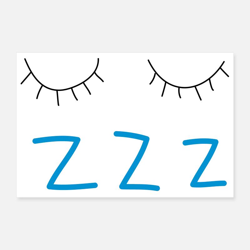 sleep Poster 12" x 8" (30x20 cm)