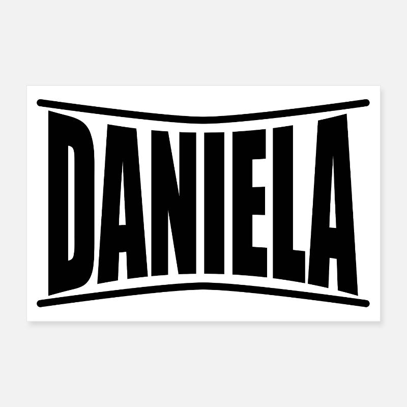 Daniela t-shirt gift idea Poster 12" x 8" (30x20 cm)