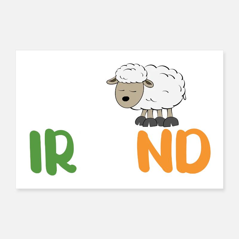 Får Irland Poster 30x20 cm