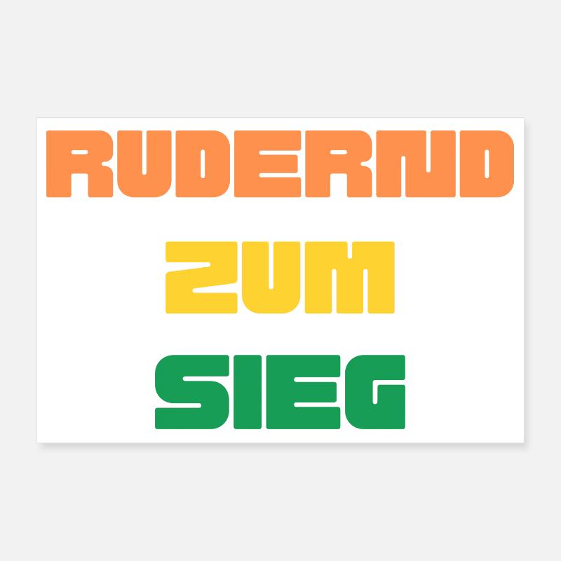 Ramer vers la victoire Poster 30 x 20 cm