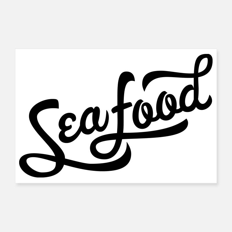 Fruits de mer Poster 30 x 20 cm