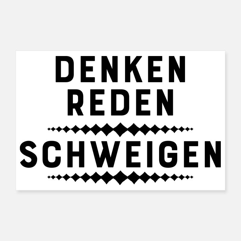 Lustige Sprüche Poster 30x20 cm