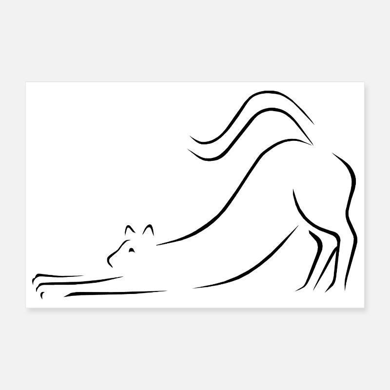 chat Poster 30 x 20 cm