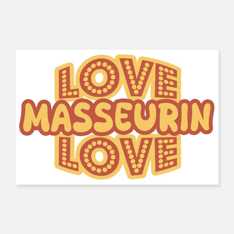 masseuse Poster 30 x 20 cm